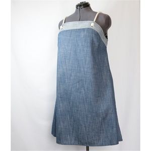 Amadi "Marin" Chambray Dress with Rope Straps